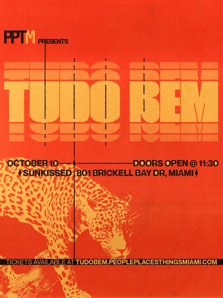 Tudo Bem with DJ Smilez, October 10 2026 at Sunkissed in Brickell