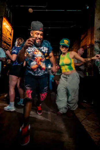 Dance floor at Tudo Bem.zip, June 2026